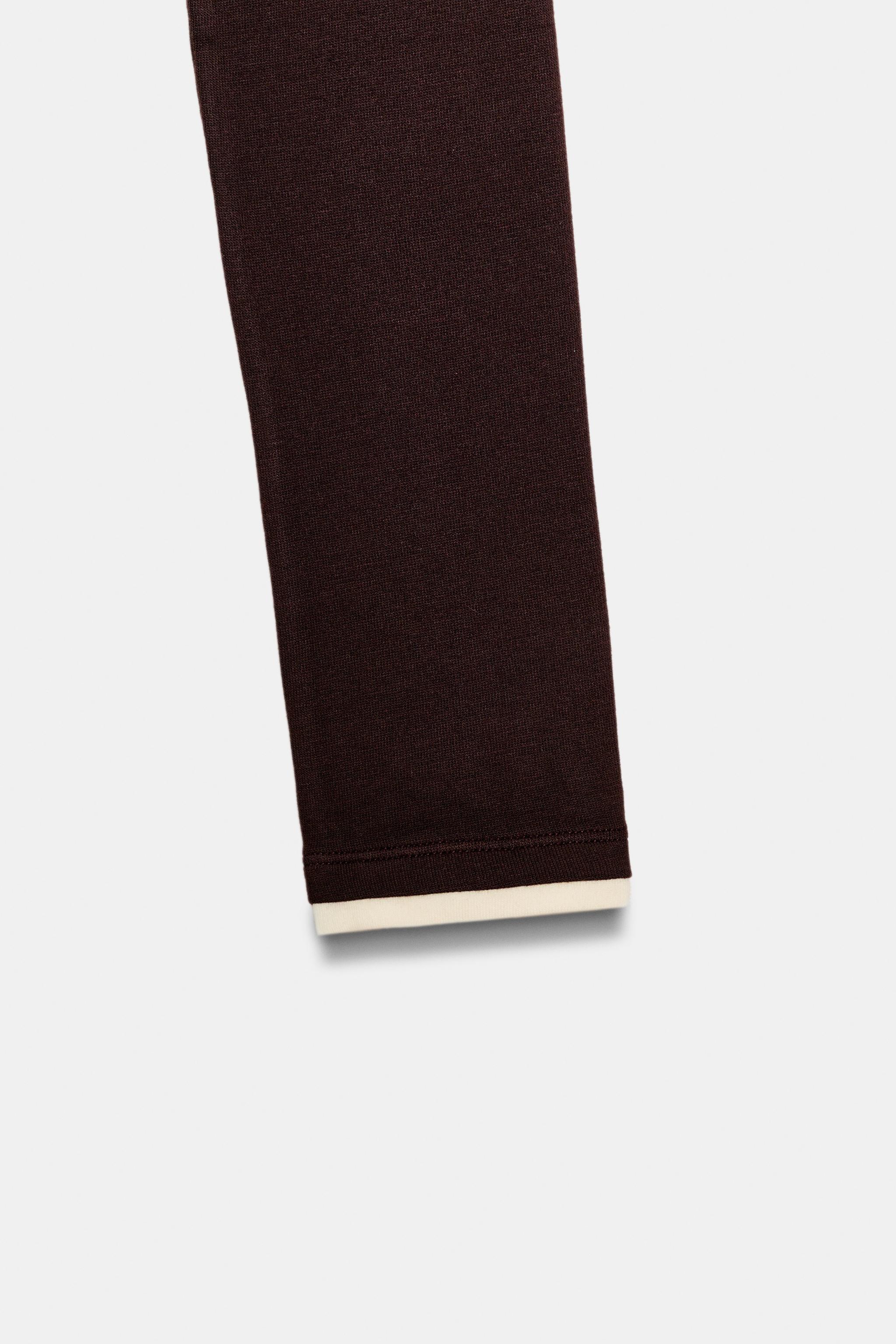 CROPPED DOUBLE EFFECT T-SHIRT